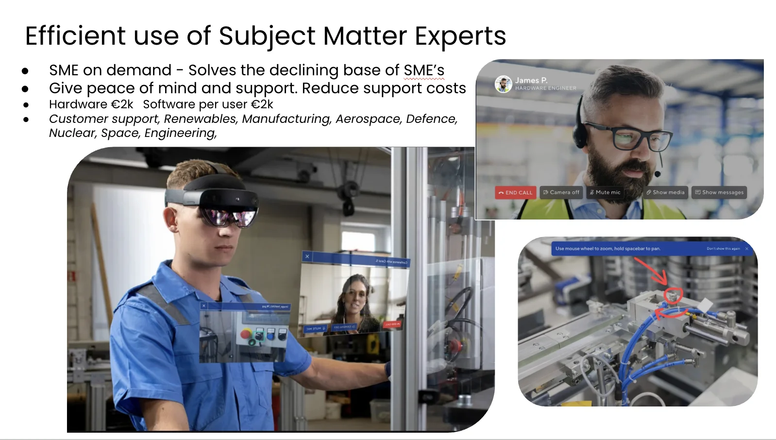 Augmented reality training instructions used in a Skills Velocity workforce learning demonstration